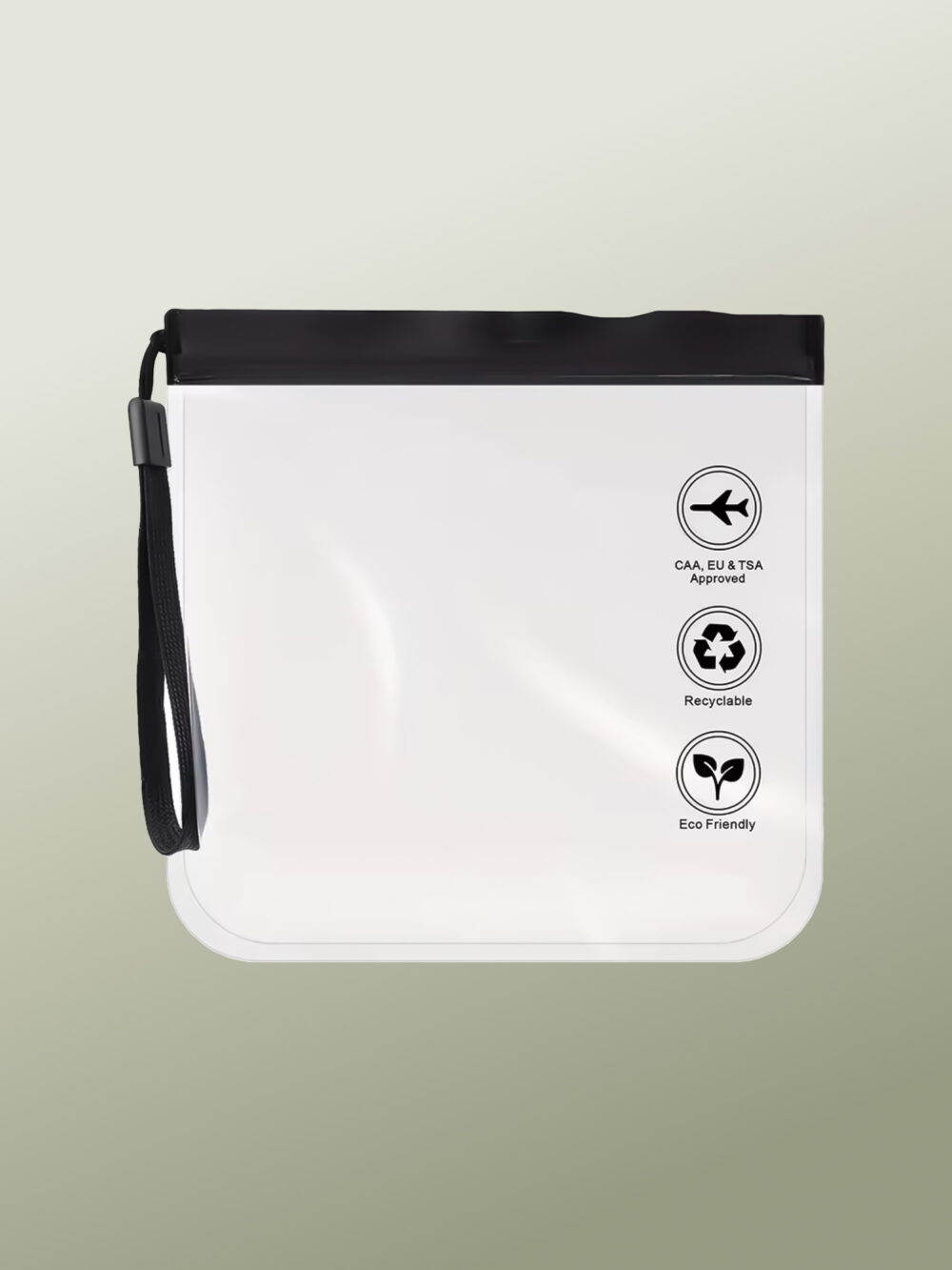 Bolsa para Llevar Liquidos, Resellable con Cierre Zip, Transparente y Hermetica de 1 Litro para Viaje en Avión Aprobada por la TSA
