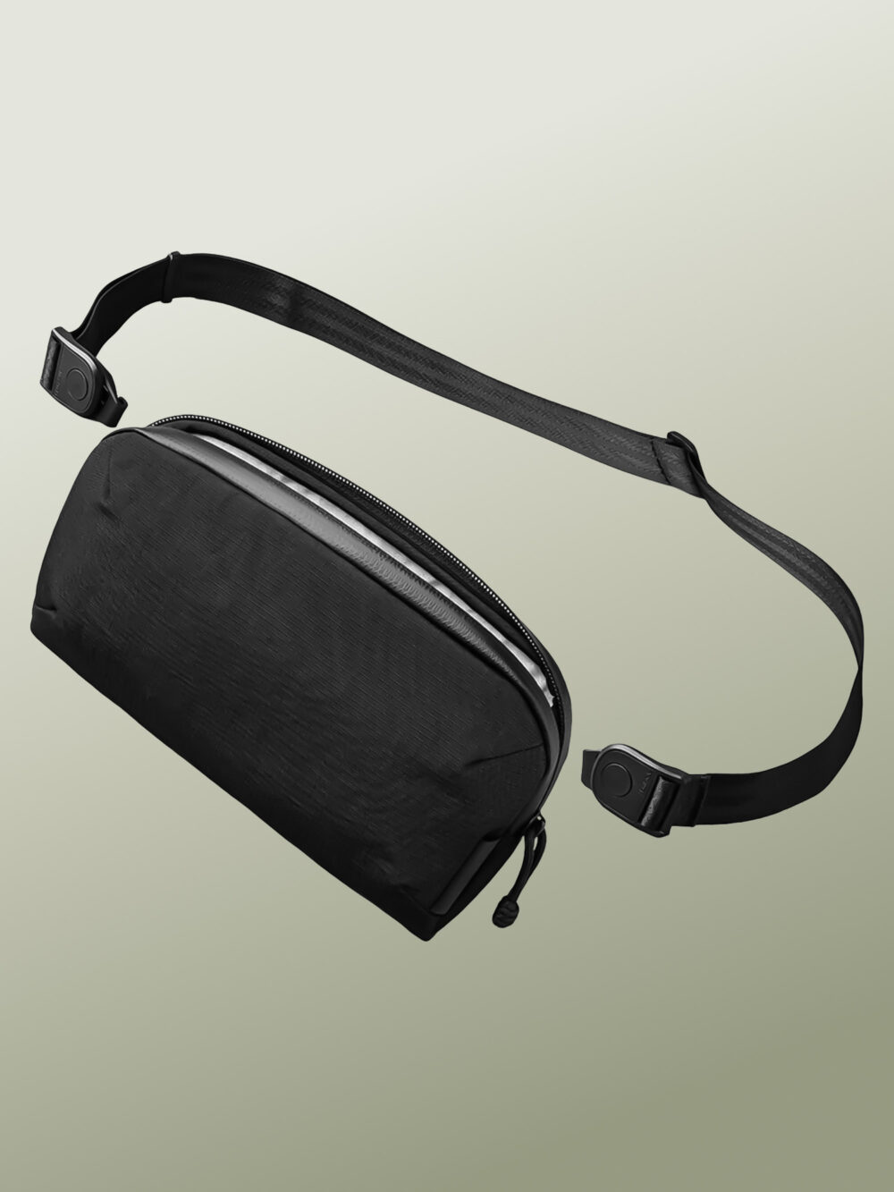 Alpaka Gear - Flight Pouch Pro - Riñonera de Viaje Antirrobo Hibrida, Organizador Tecnológico para iPhone 16 Pro Max, con Bolsillo Oculto de Acceso Rapido para Pasaporte, Impermeable, Antidesgarro, Protección RFID, Creada para Explorar Ciudades Internacionales - 0.7 Litros