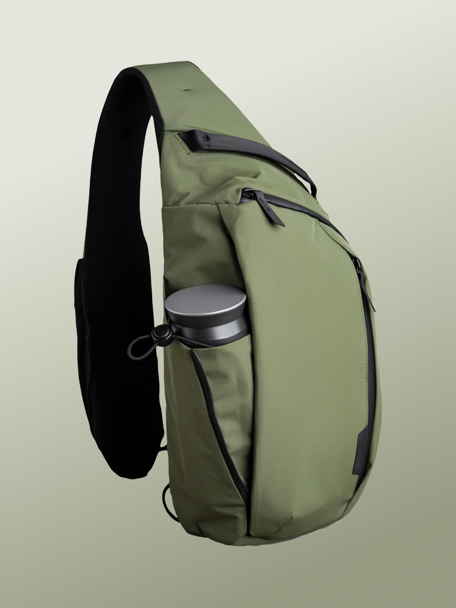 Bolso Cruzado Táctico de Viaje Antirrobo y Antigolpes, Tela Ultra Liviana y Resistente, Impermeable, Antidesgarro y Antiabrasión, Organizador Tecnológico para iPad Pro 11 M4, Bolsillo Expandible para Termo de Hasta 770 ml, Bolsillo Oculto de Acceso Rápido para Pasaporte, Creado para Viajar en Avión y Exploraciones Urbanas - 10 Litros
