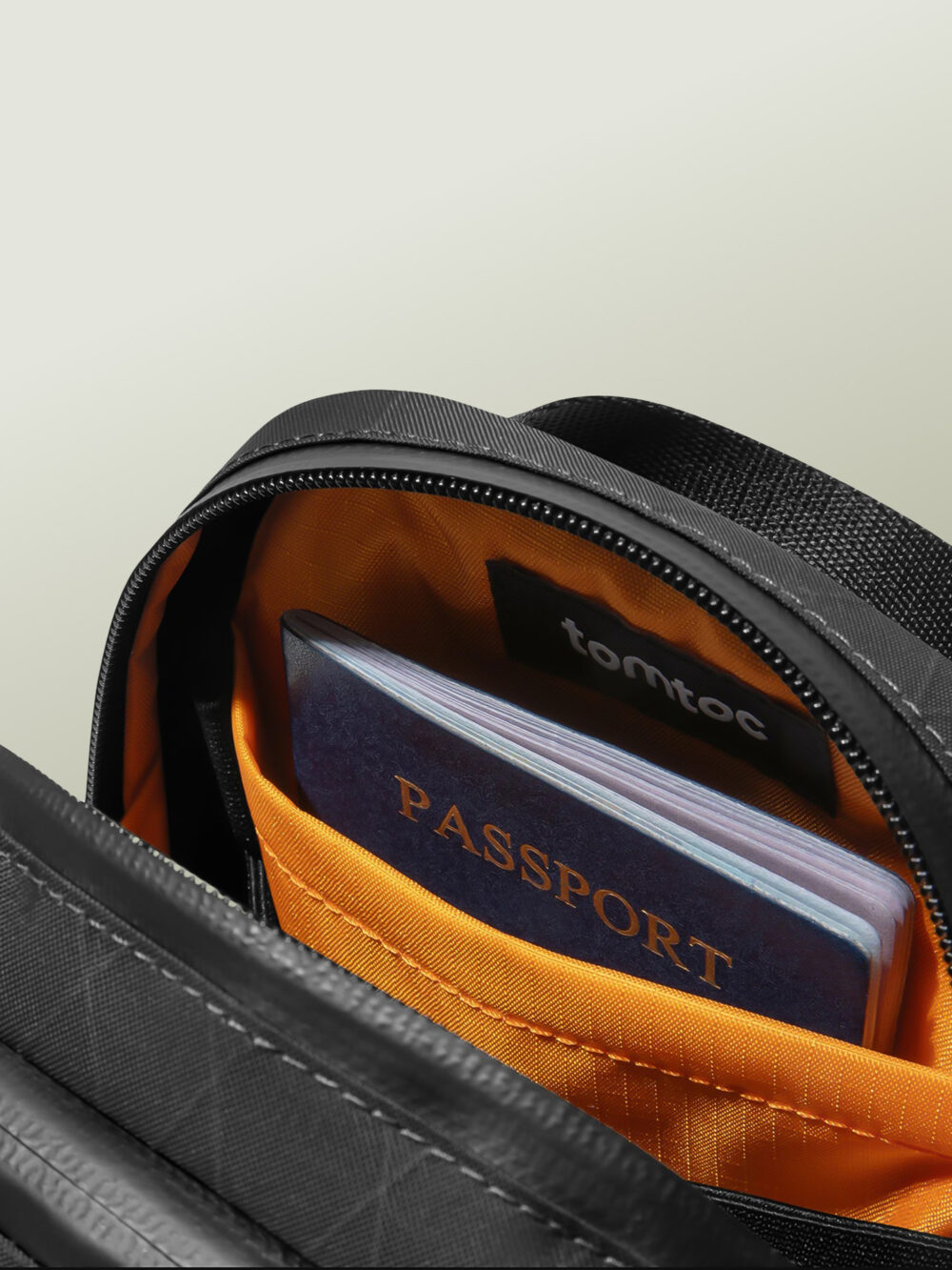 Bolso Cruzado Táctico de Viaje Antirrobo, RFID, Impermeable y Antidesgarro, Bolsillo Oculto de Acceso Rapido para Pasaporte, Organizador Tecnológico para iPhone 16 Pro Max, Compatible con Candados de Cable, Creado para Viajar en Avión y Explorar Ciudades Internacionales -  1.3 Litros - Imagen 2
