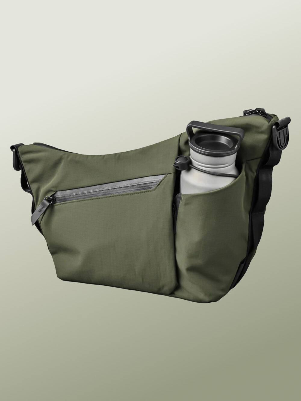 Bolso Cruzado Táctico de Viaje Antirrobo, Tela Ultra Liviana y Resistente, Impermeable, Antidesgarro y Antiabrasión, Organizador Tecnológico para AirPods Max, Bolsillo para Termo de Hasta 1 Litro, Bolsillo Oculto de Acceso Rápido para Pasaporte, Creado para Viajar en Avión y Exploraciones Urbanas – 4 Litros - Image 3
