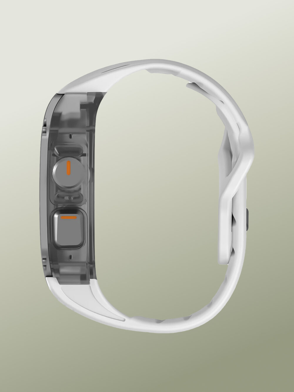 Funda Antigolpes Futurista en Titanio de Grado Aeroespacial Impermeable y Anticorrosiva con Correa de FKM Antitranspirante y Antiabrasiva, Protección en Aluminio de todos los botones, para Apple Watch Ultra 2 - Image 3
