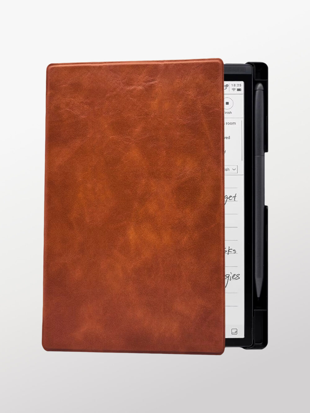 Funda NeoRetro Antigolpes en Cuero Vegano con Soporte para Lapicero y Cierre Magnético, Impermeable, Oleofobico y Antihuellas para iFlytek Ainote Air 2