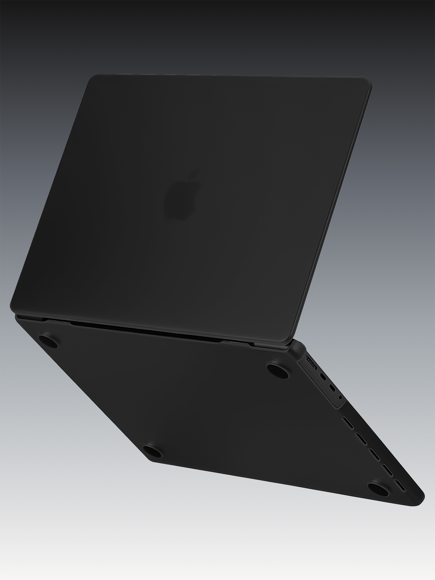 Funda 360 Antigolpes Minimalista Negra Mate Transparente para Macbook Pro de 14 M5 Pro / Max - Image 2